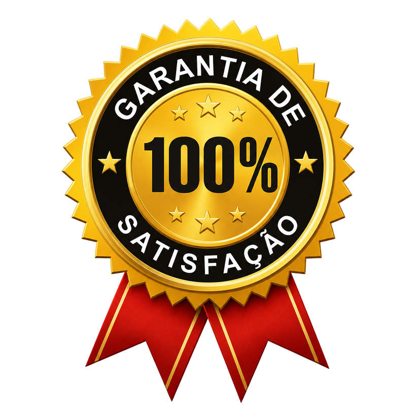 Garantia de 100% de satisfação